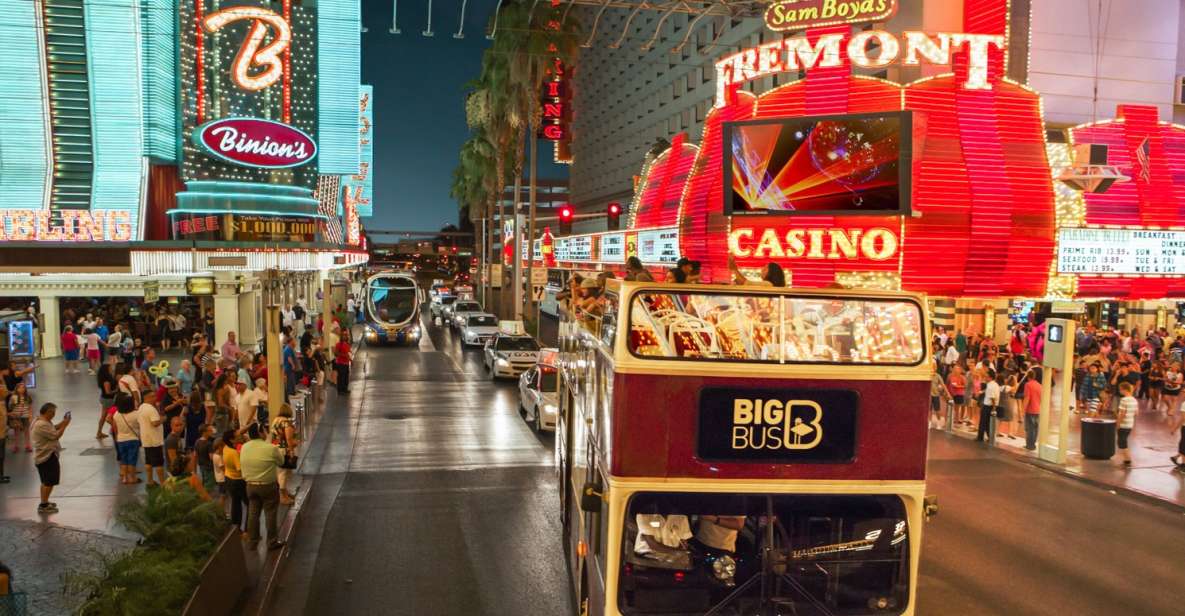 Las Vegas: Sightseeing Night Tour by Open-top Bus - Highlights of the Tour