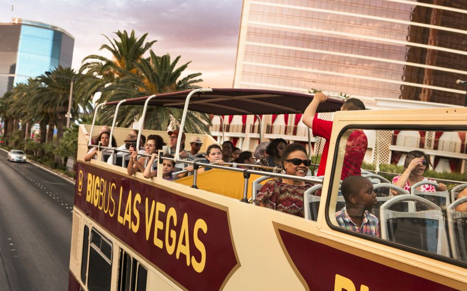 Las Vegas: Sightseeing Night Tour by Open-top Bus - Warm Clothing Recommendation