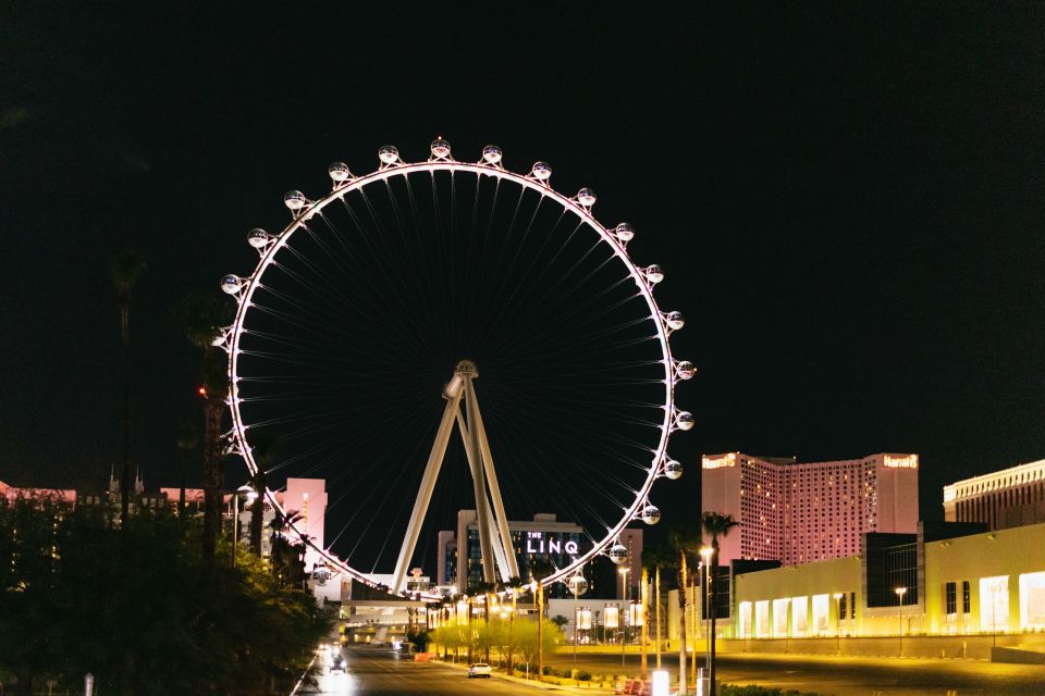 Las Vegas: Sightseeing Night Tour by Open-top Bus - Audio and Earbuds Provided