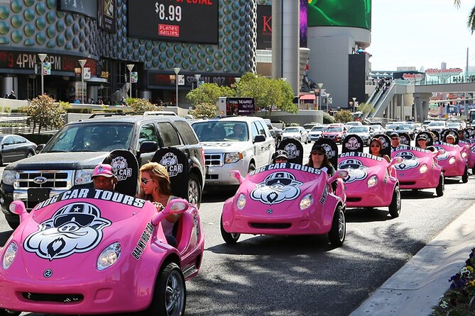 Las Vegas Strip and Downtown Scooter With Souvenir T-Shirt & Food Tour - Iconic Landmarks Visited