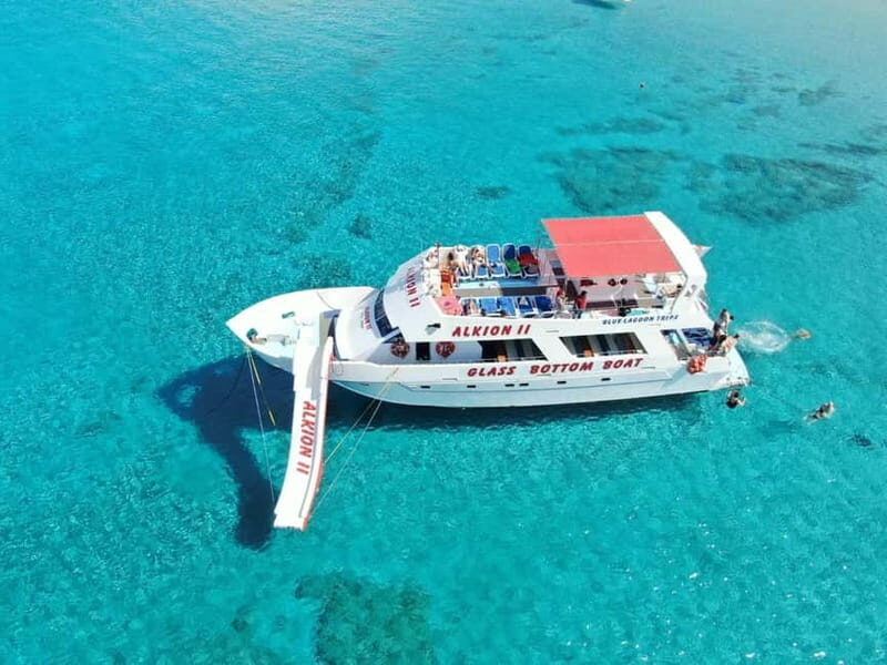 Latchi: Blue Lagoon Glass Bottom Boat Cruise with Drinks - Key Points
