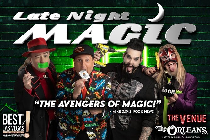 Late Night Magic at The Orleans Las Vegas - Transportation Options