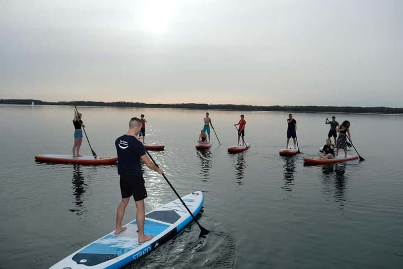 Leipzig: Sunset paddling tour on Lake Cospuden - An Enchanting Evening on Lake Cospuden