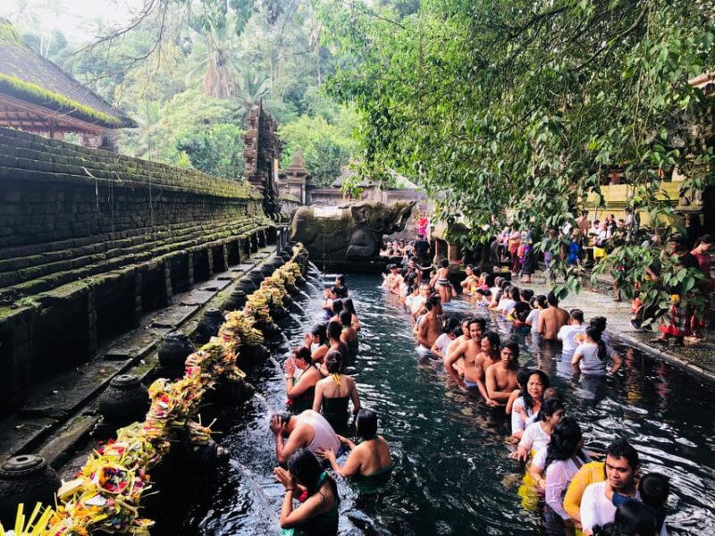 Lempuyang Temple,Water Temple & Tirta Empul Temple,Waterfall - Tukad Cepung Waterfall