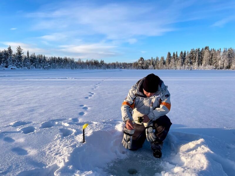 Levi: Ice Fishing Trip in a small group - Authenticity and Value