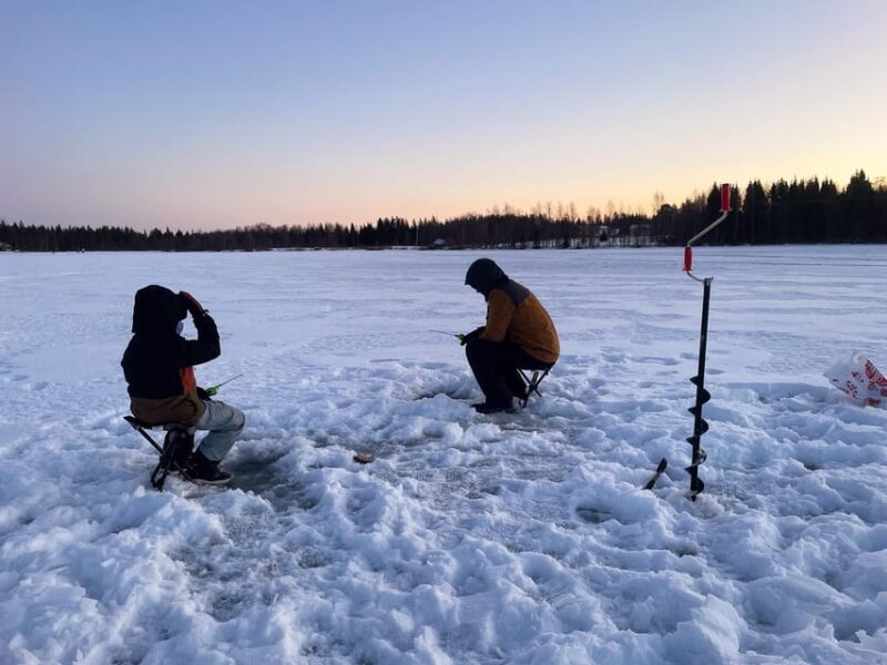 Levi: Ice Fishing Trip in a small group - In Closing