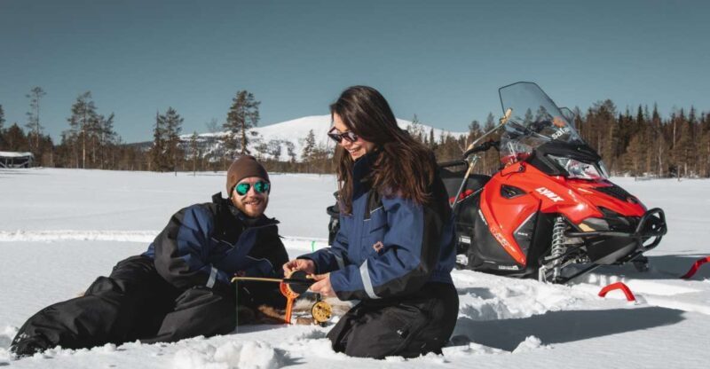 Levi: Snowmobile Safari with Ice Fishing and Outdoor Lunch - The Sum Up