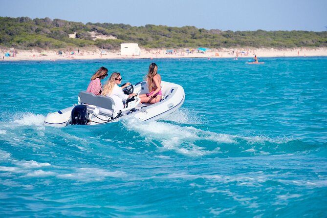 License Free. Fast Boat. Explore Top Beaches; Es Trenc & Es Carbó - Meeting Point and Directions