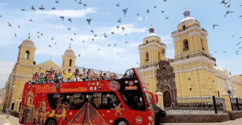 Lima: Panoramic Sightseeing Bus, Walking, and Catacombs Tour - Key Points