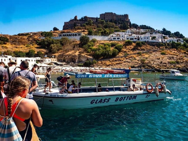 Lindos: 1.5 Hour Glass-Bottom Boat Cruise with Swim Stops - Practical Details and Tips