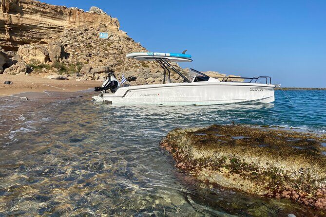 Lindos Rent a Boat - Axopar 25 CT - Half Day - Key Points