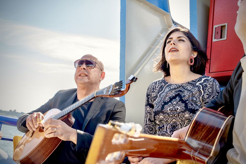 Lisbon: Boat Cruise With Live Fado Performance and a Drink - Riverfront Sights