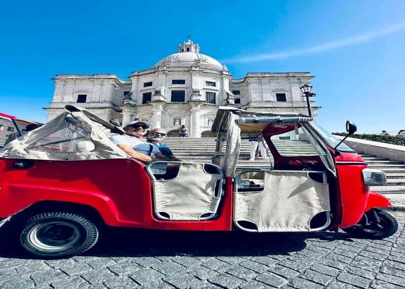 Lisbon: City Highlights Tuk-Tuk Guided Tour with Pickup - Key Points
