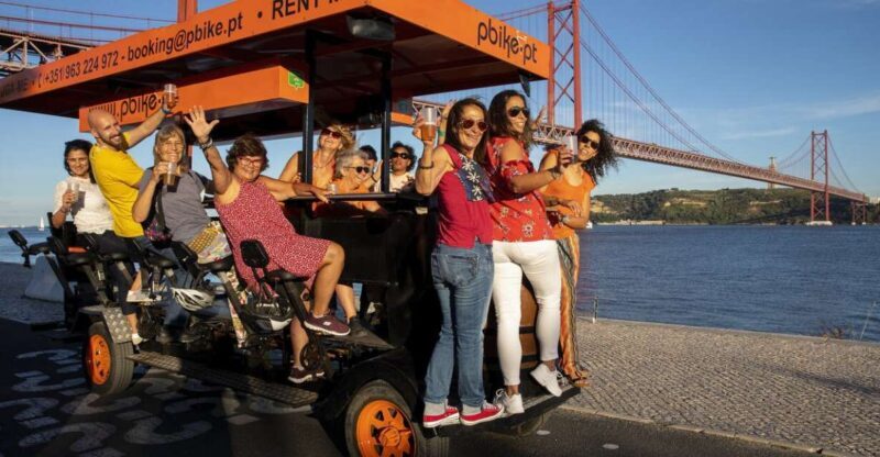 Lisbon: Fun Beer Bike by the Seafront - An Informative Look at the Lisbon Beer Bike Experience