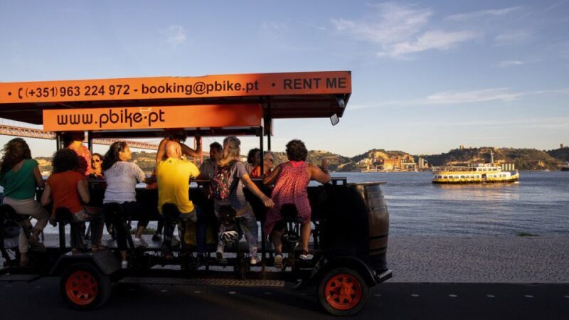 Lisbon: Fun Beer Bike by the Seafront - Authentic Experiences & Genuine Feedback