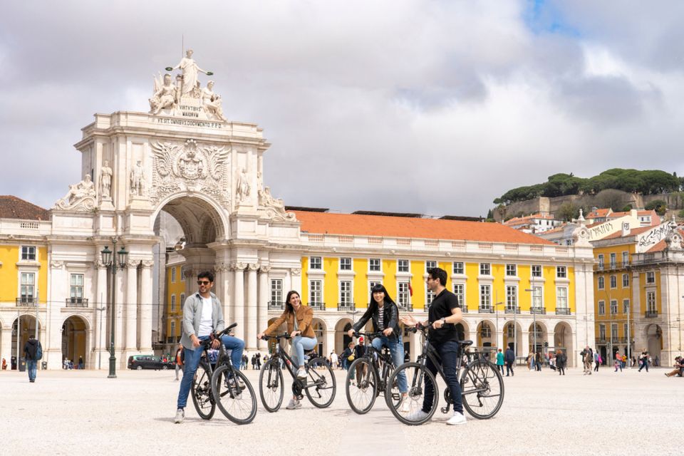 Lisbon: Guided Bike Tour, Helicopter Flight, and Boat Trip - Immersive Cycling Experience