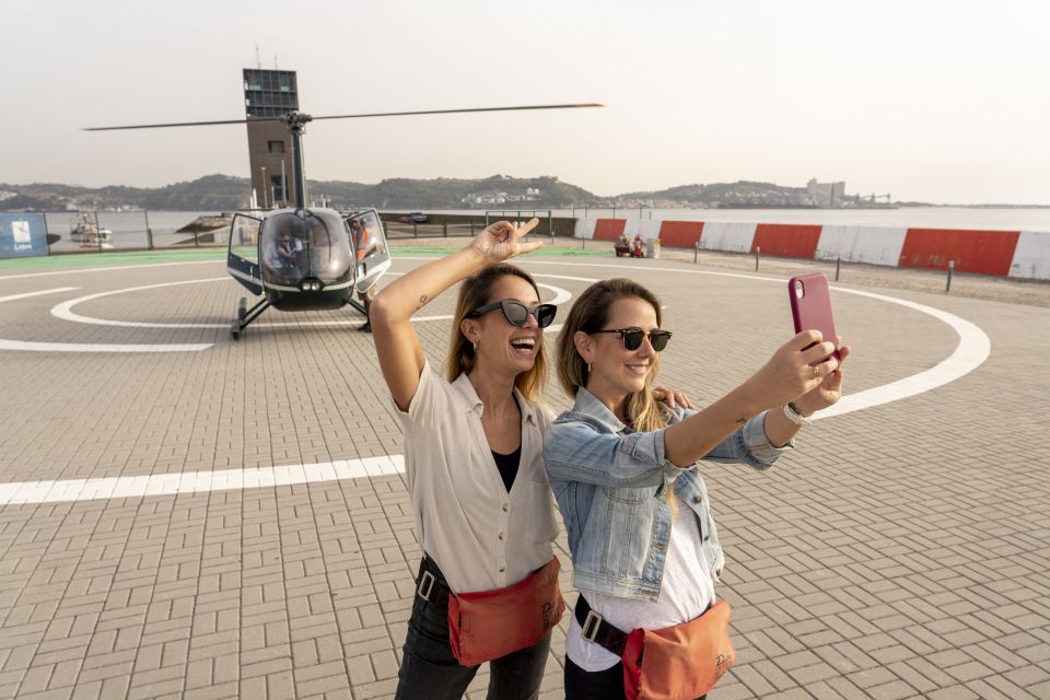 Lisbon: Guided Bike Tour, Helicopter Flight, and Boat Trip - Soaring Above Iconic Landmarks