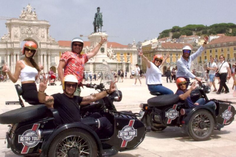 Lisbon : Historic Motorcycle Side-car Tour 1H - Key Points