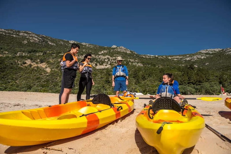 Lisbon: Kayak Tour Arrábida Natural Park, Setubal, Sesimbra - The Itinerary in Detail