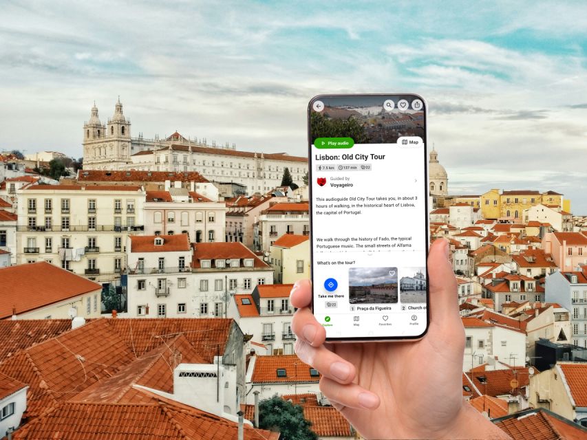 Lisbon Old City a Self-Guided Audio Tour in English - Self-Guided Tour Itinerary