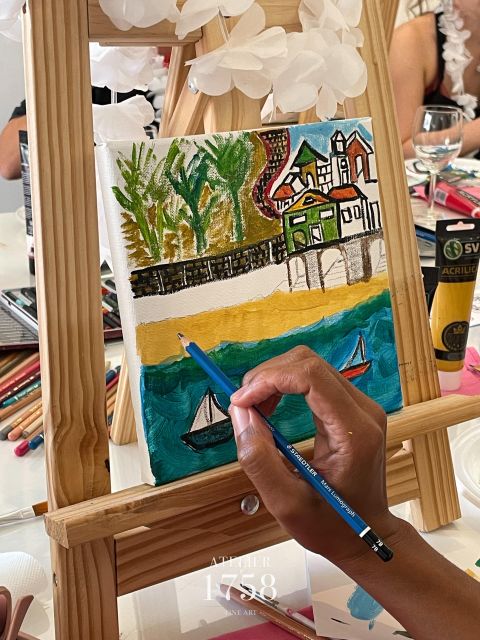 Lisbon: Paint and Sip in an Art Gallery With Portuguese Wine - Elevate Your Painting Experience