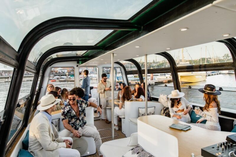Lisbon: Sunset/Night Boat Party with Open Bar, Snacks & DJ - Final Word