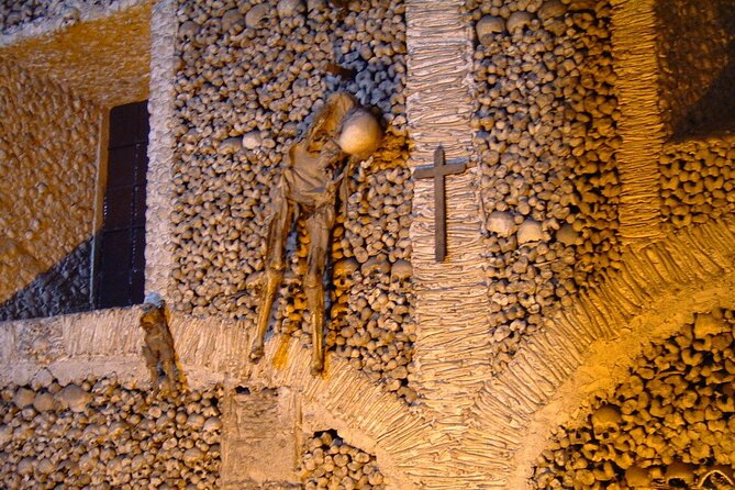 Lisbon to Algarve With Stop at Évora, Bones Chapel and Cork Factory - Unraveling the Bones Chapel
