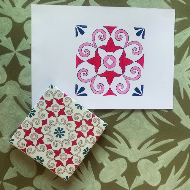 Lisbon:Azulejosdesign/Create Your Own Tile - Highlights of the Workshop