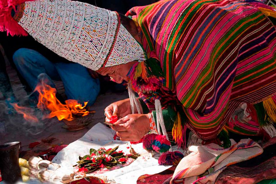 Live a New Experience Fire Ceremony at Huayllarcocha Lagoon - Key Points