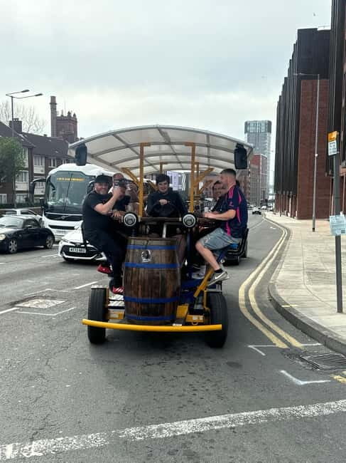 LIVERPOOL BEER BIKE WITH BEER INCLUDED - Key Points