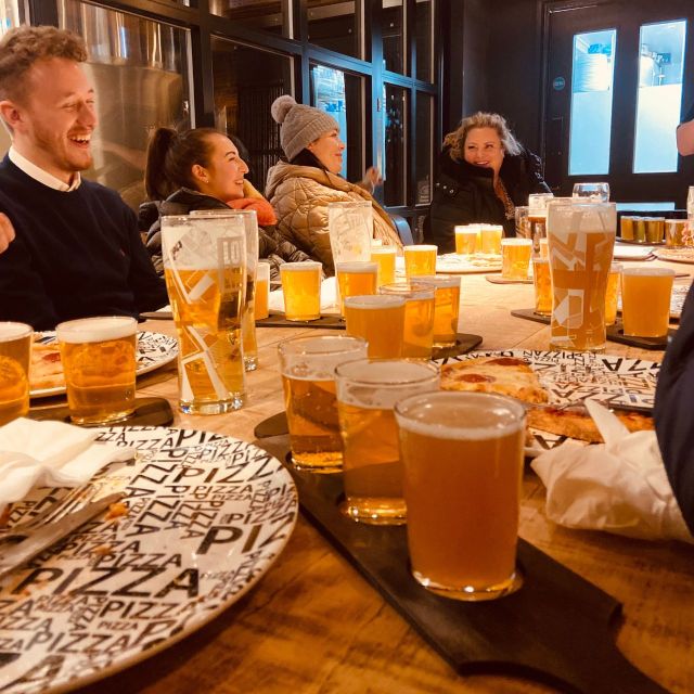 Liverpool: Brewery Bus Tour with 12 Beer and Pizza - The Sum Up