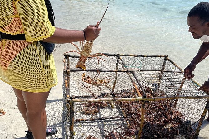 Lobster For Lunch On Private Beach In Negril - Exploring Negrils Private Beach