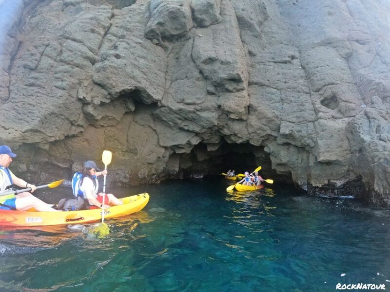 Lomo Quiebre: Mogan Kayaking and Snorkeling Tour in Caves - Highlights of the Experience