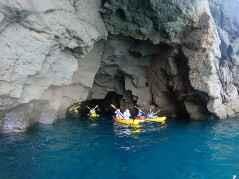 Lomo Quiebre: Mogan Kayaking and Snorkeling Tour in Caves - Included in the Tour