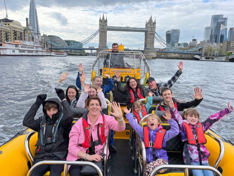 London: 20-Minute Tower RIB Blast from Tower Pier - Key Points