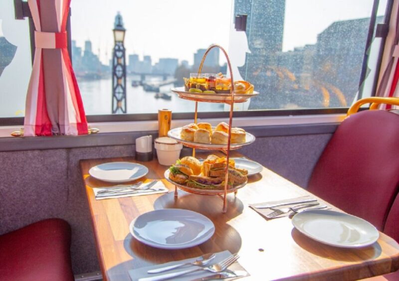 London: Afternoon Tea Bus With a Glass of Prosecco - Afternoon Tea Menu