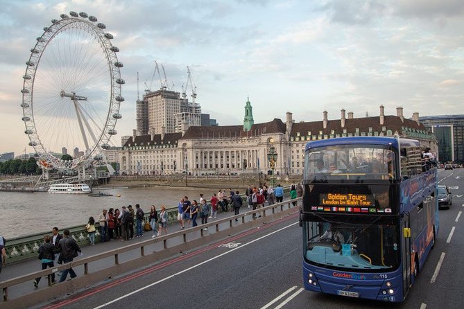 London by Night Sightseeing Open Top Bus Tour With Live Guide - Celebrated Areas