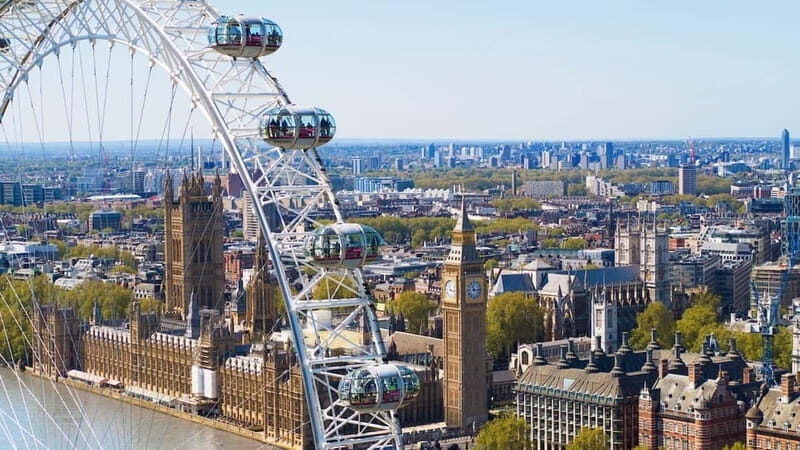 London from Edinburgh by Rail with Sightseeing & London Eye. - The Highlight: A Ride on the London Eye