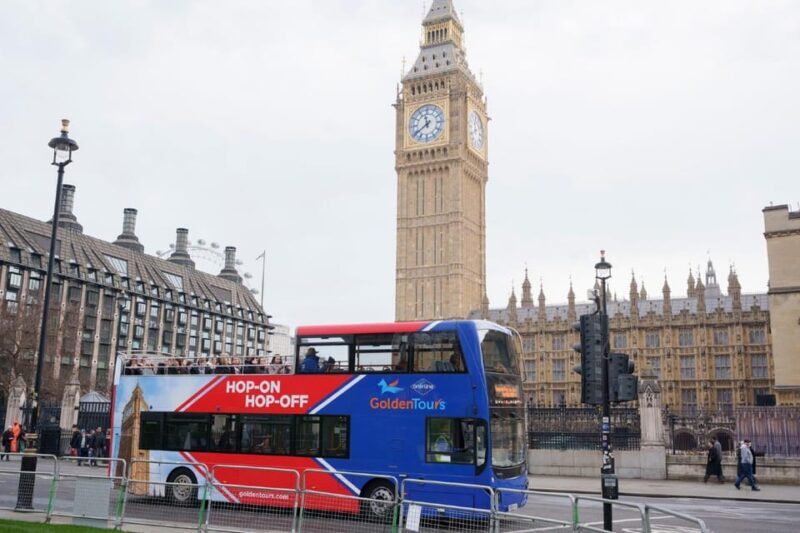 London: Golden Tours Gray Line Hop-on Hop-off Bus Tour - Key Points