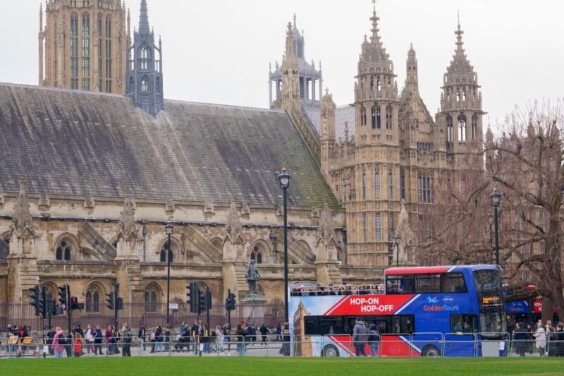 London: Golden Tours Gray Line Hop-on Hop-off Bus Tour - The Thames River Cruise and Walking Tours