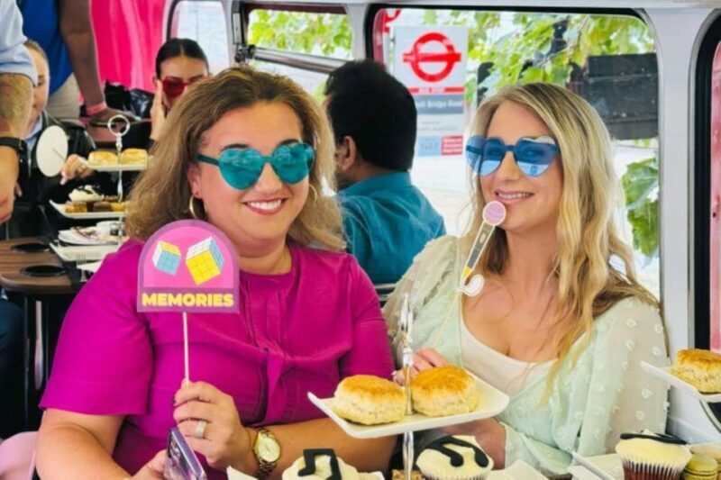 London: "Here We Go Again" Afternoon Tea Bus - Key Points