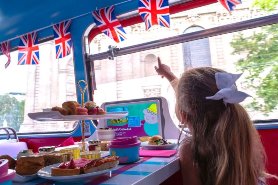 London: Peppa Pig Afternoon Tea Bus Tour With Audio Guide - Experience Highlights
