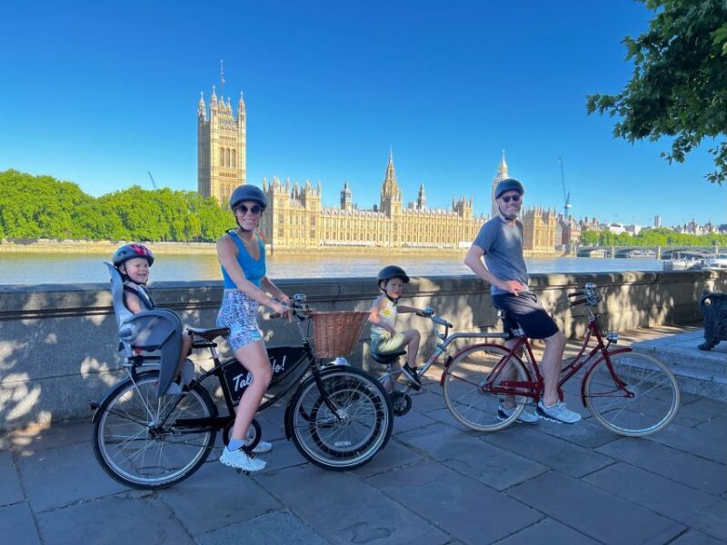 London: Private Family Guided Bike Tour with Childseats - The Itinerary: What You’ll See and Do