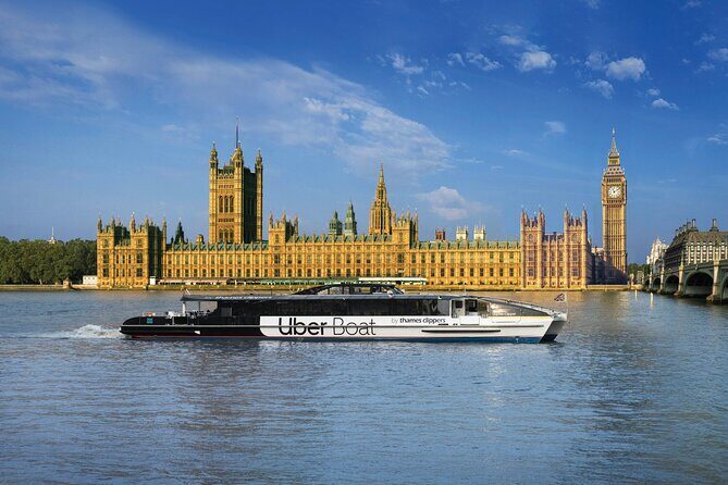London Roundtrip Thames Cruise Uber Boat by Thames Clippers - The Itinerary and Key Landmarks