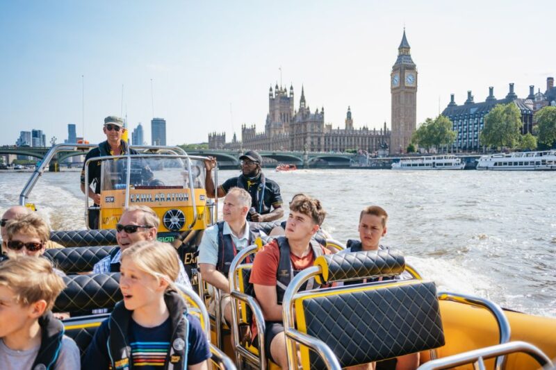 London: Speedboat Sightseeing Tour - Important Information