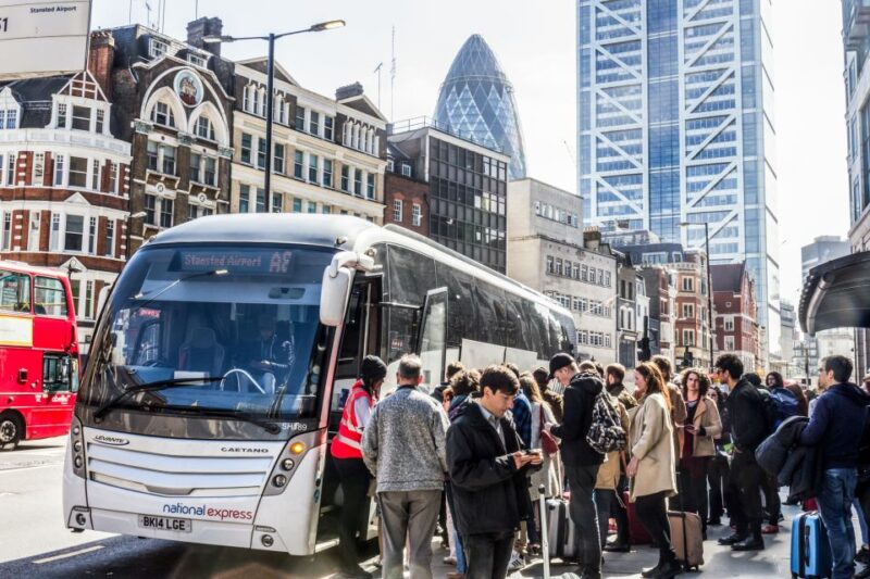 London: Stansted Airport From/To Central London Bus Transfer - Good To Know