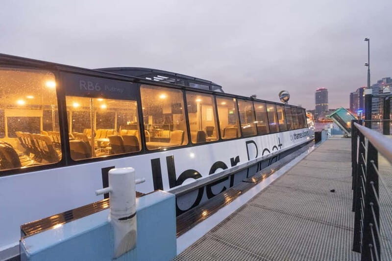 London: Uber Boat by Thames Clippers Return River Ticket - The Sum Up