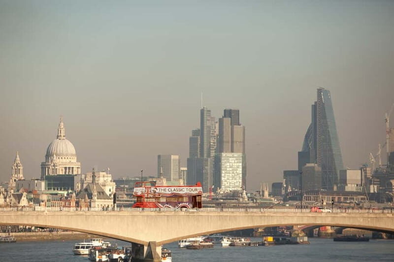 London Vintage Bus Tour: Live Comedy Sightseeing Show - Practical Details