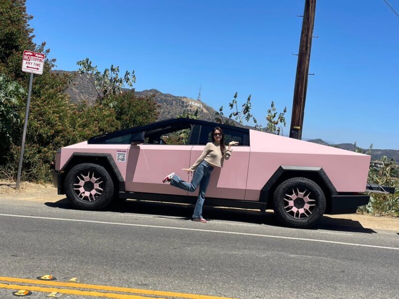 Los Angeles: 30-Minute Hollywood Sign Tesla Cyber Truck Tour - Itinerary Details