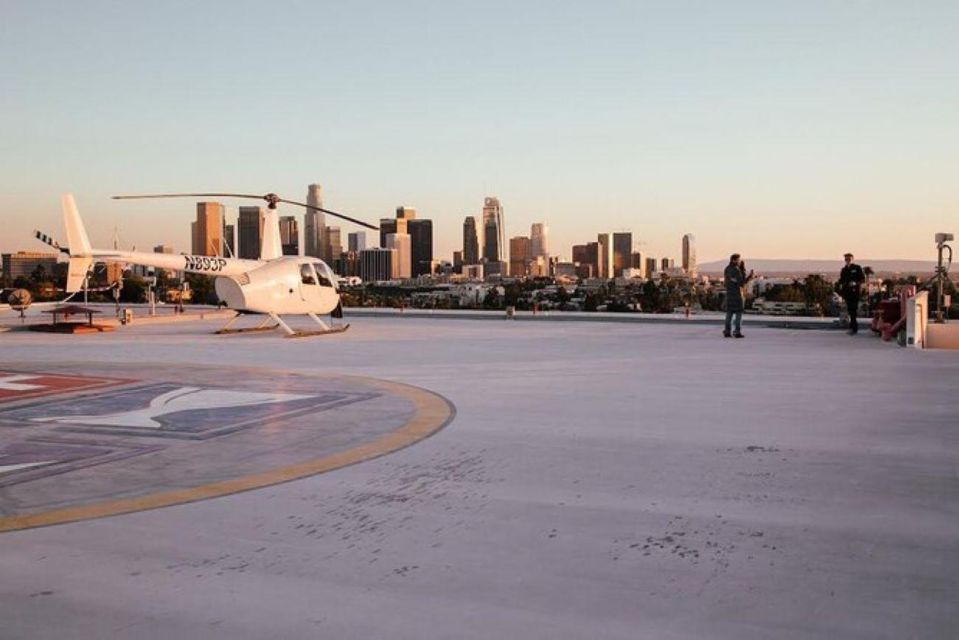 Los Angeles: Downtown Rooftop Landing Helicopter Tour - Tour Experience